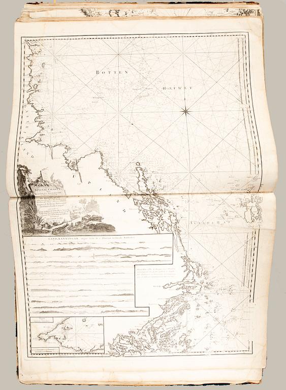 Gustaf af Klint, book, "Sweden's Maritime Atlas", 1797-1815.