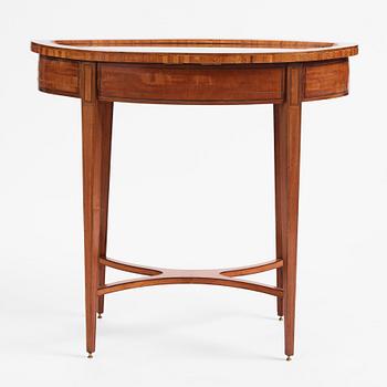 A North European mahognay display-case table, early 19th century.