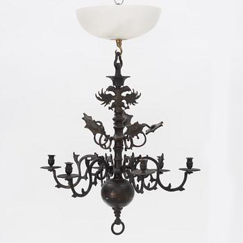 A Baroque style chandelier, first half of the 20th Century.