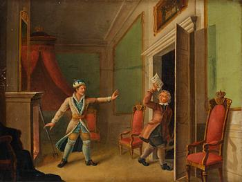 752. Pehr Hilleström, "K: Carl VIII och Sturen".