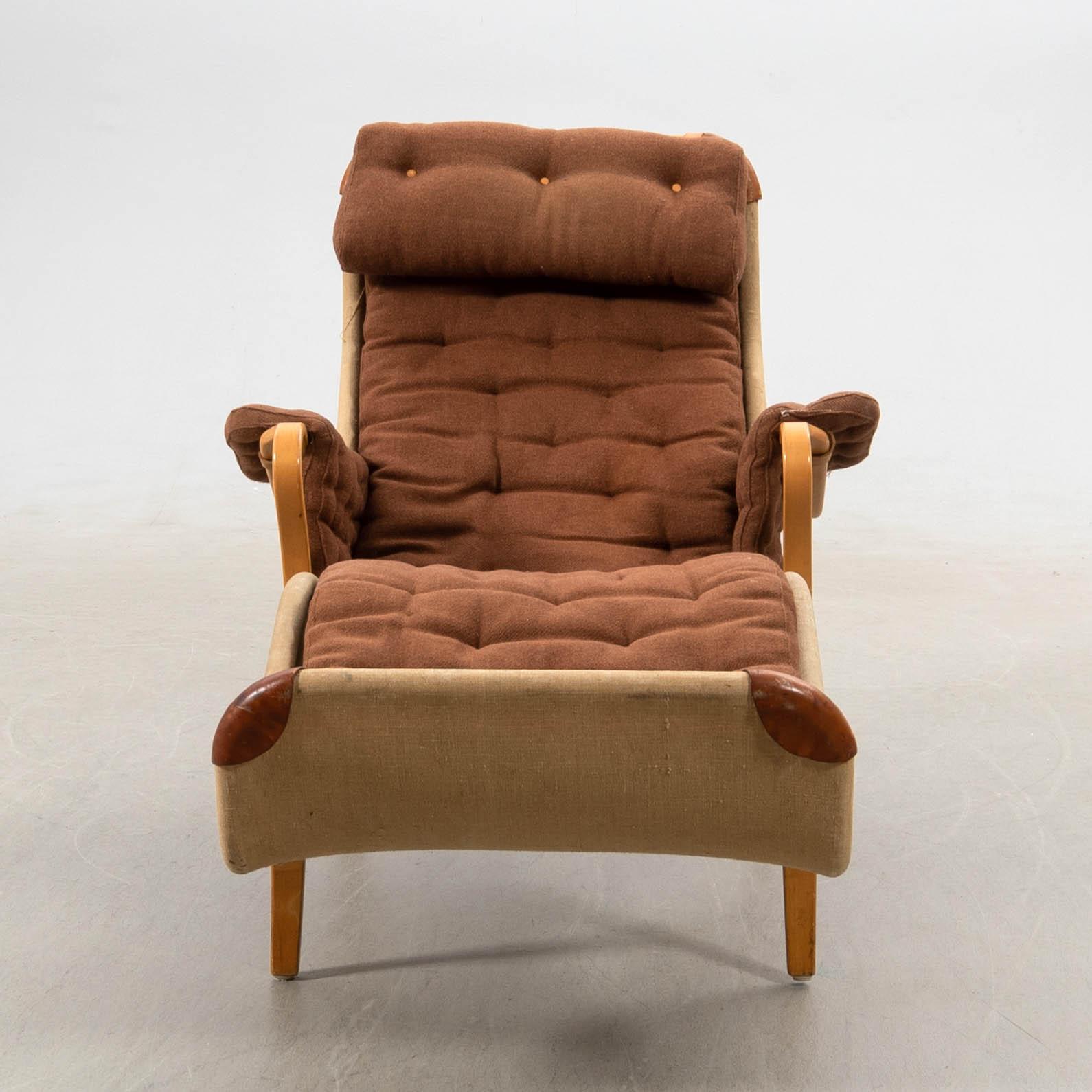 Bruno Mathsson, "Pernilla 3" chair for DUX late 20th century.