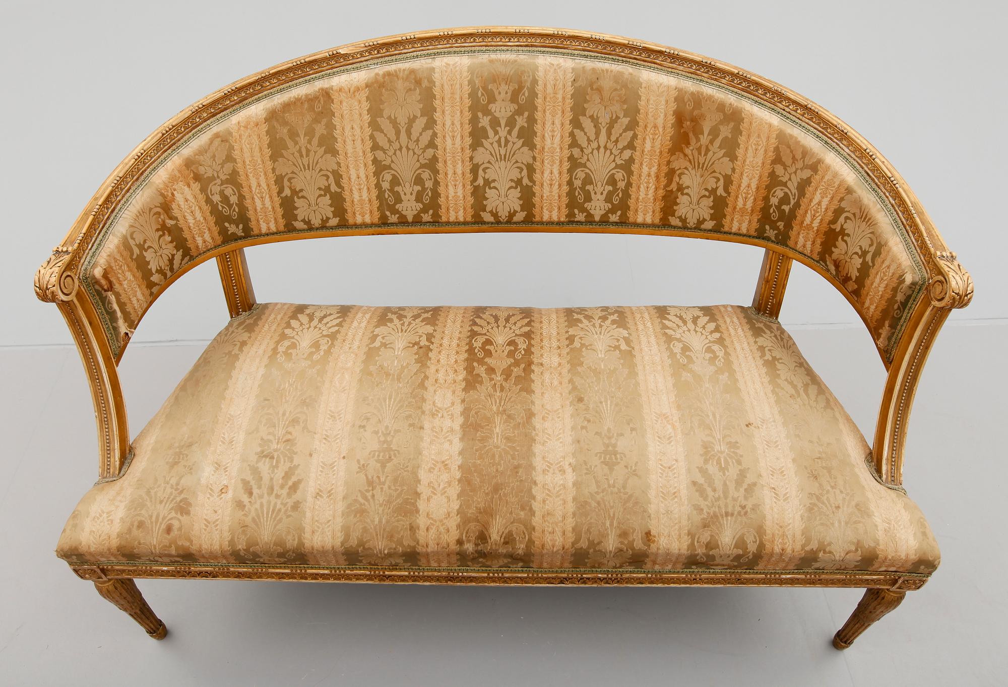 SOFFA, empirestil, 1800-talets andra hälft.