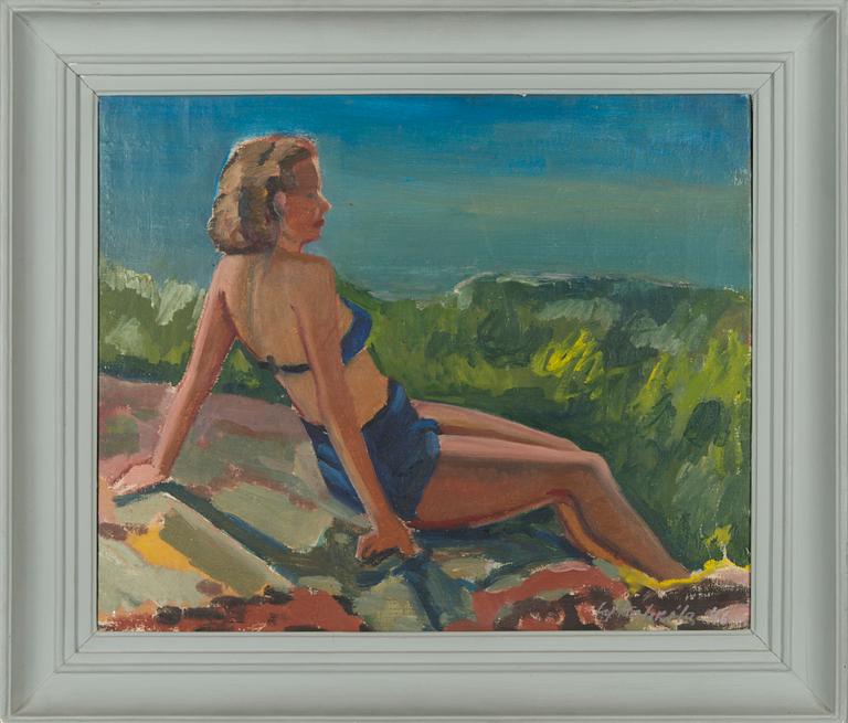 Hjalmar Kahrila, Kvinna vid havet.