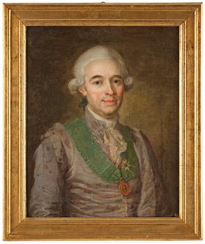 689. Lorens Pasch d y, Portrait of a man in Swedish costume.