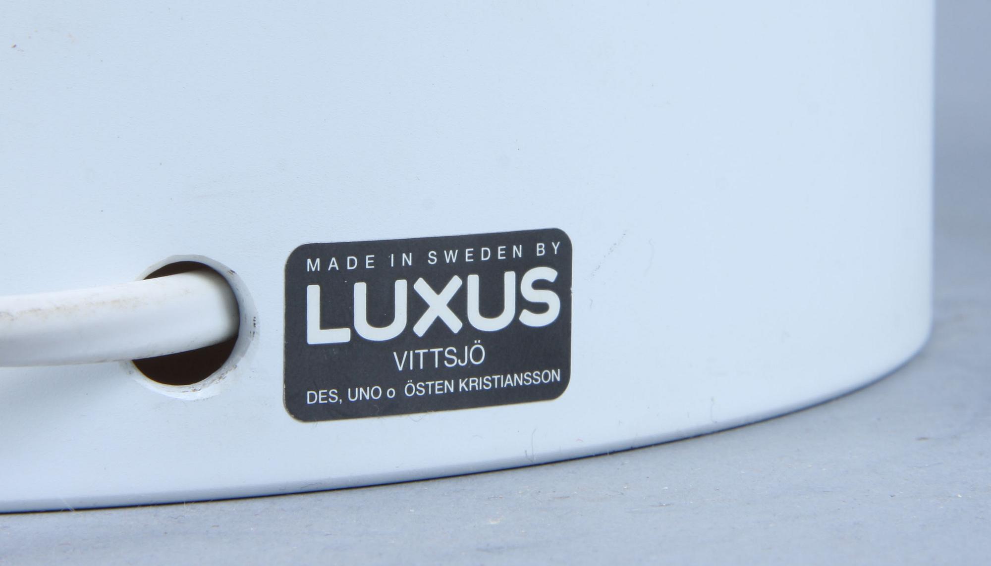 BORDSLAMPA, "1241 LUNO", Uno och Östen Kristiansson, Luxus, Vittsjö.