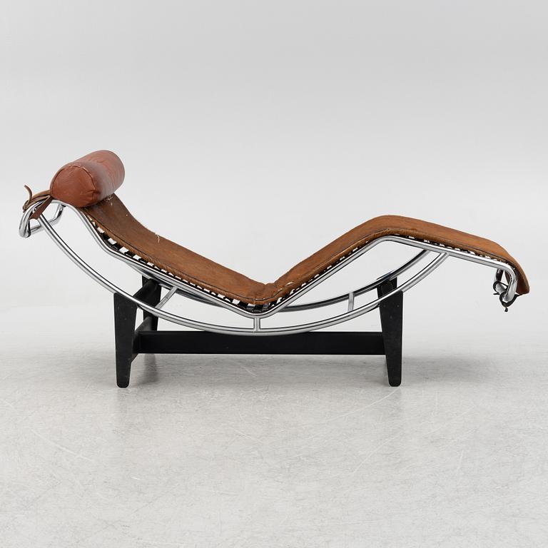 Le Corbusier, Pierre Jeanneret, Charlotte Perriand, vilstol, "LC4", Cassina, Italien, modellen formgiven 1928.
