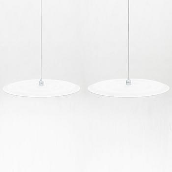 A pair of 'Alma' pendant lamps by Tham & Videgård for Wästberg.