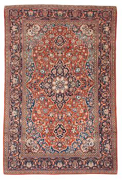 1289. SEMI-ANTIQUE KASHAN. 198,5 x 135,5 cm.