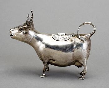 GRÄDDSNIPA, silver, otydliga utländska stämplar,1900-tal. Vikt 125 g.