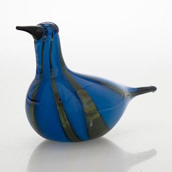 Oiva Toikka, a glass bird, Bulrush Curlew (Taivaanvuohi) 2004–2008, signed O. Toikka Nuutajärvi.