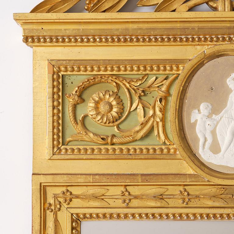 A pair of Late Gustavian mirrors, by Pehr Ljung (1743-1819).