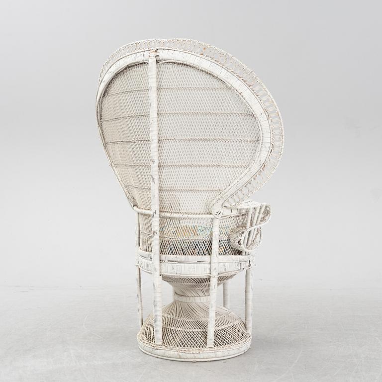 An armchair, 'Peacock chair', 1970's.