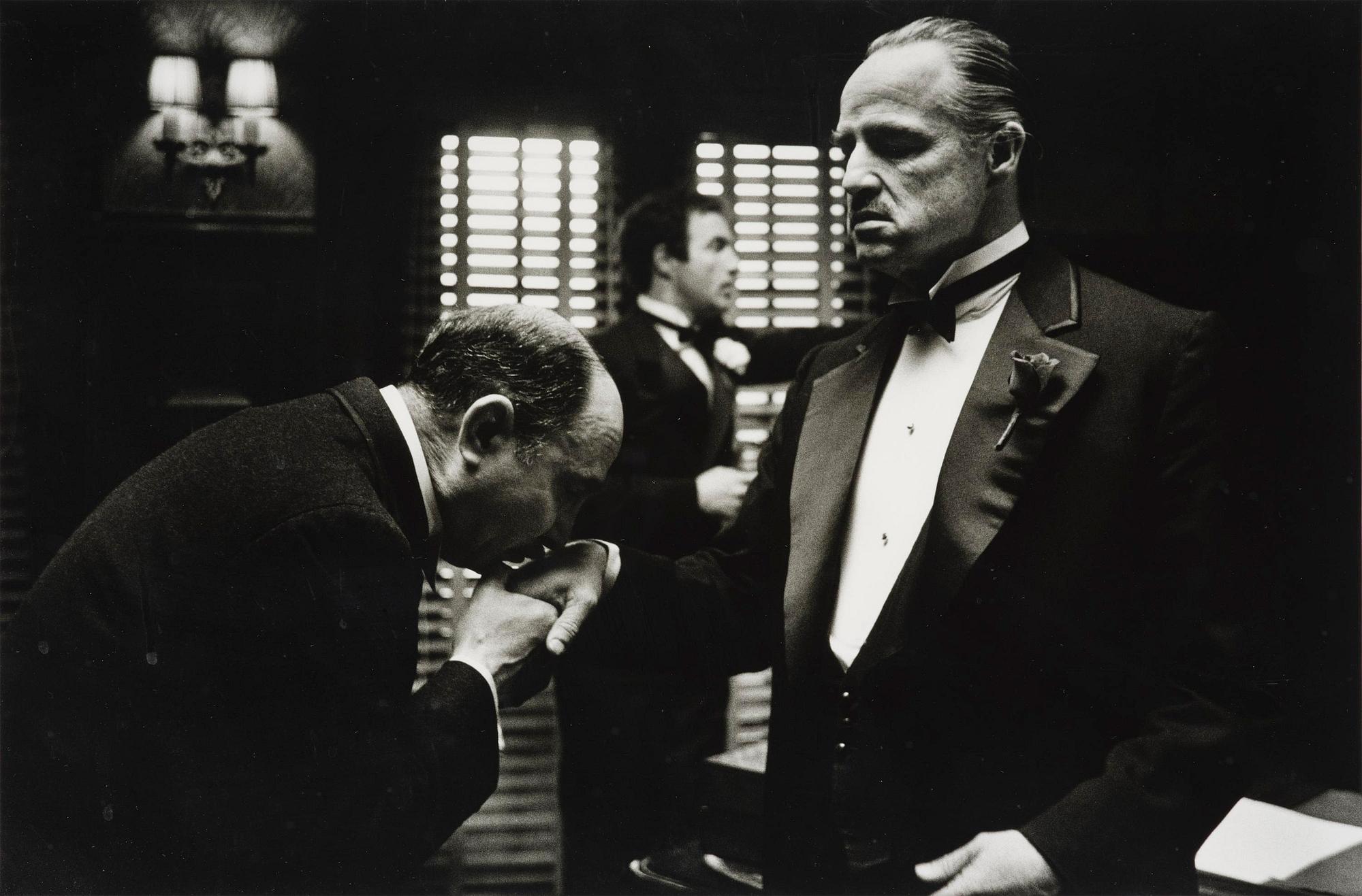 Steve Schapiro, "Marlon Brando in 'The Godfather' New York", 1971.