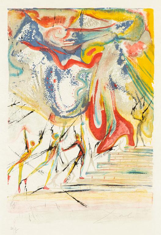 Salvador Dalí, "The red shoes" ur "Contes d´Andersen".