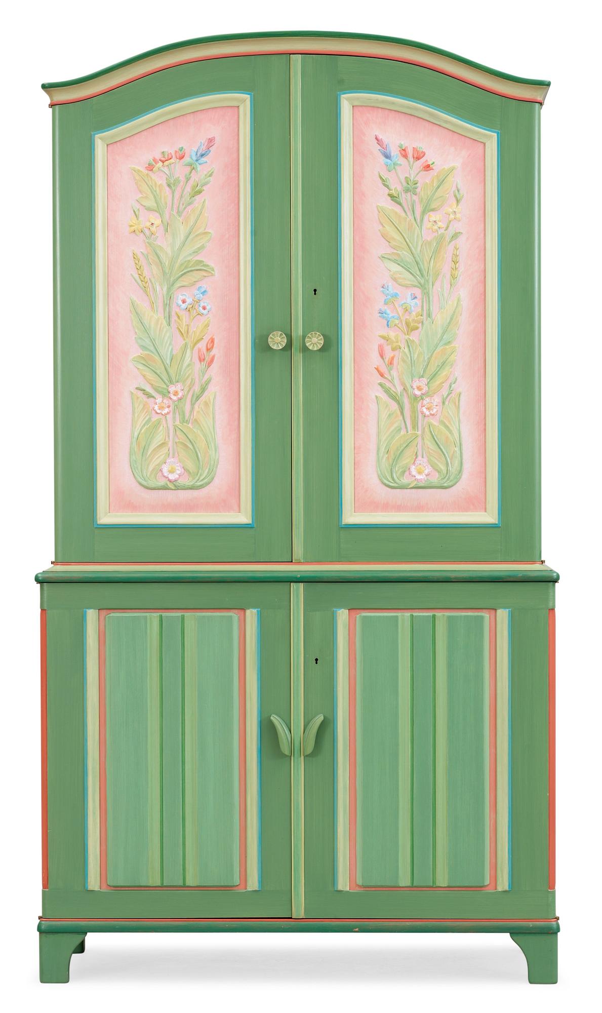 A Carl Malmsten painted cabinet, 'Stigberget', Sweden.
