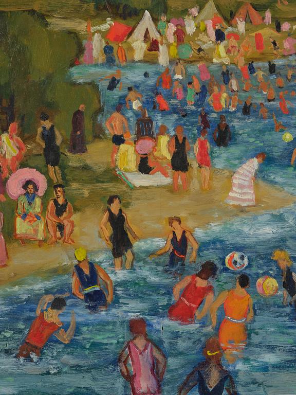 Carl Josef Alexandersson, "Badstranden".