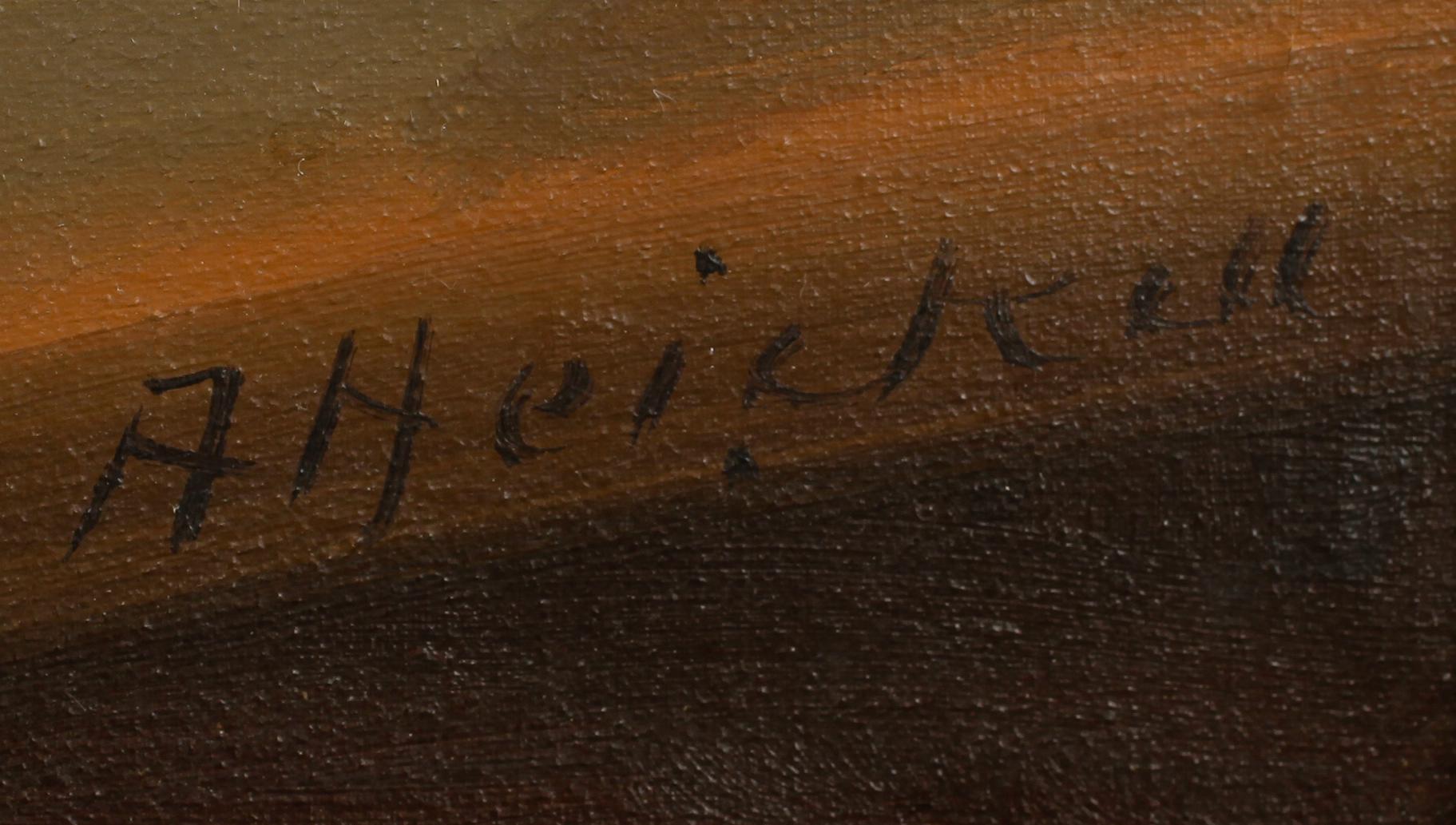 ARTHUR HEICKELL, olja på duk, signerad.
