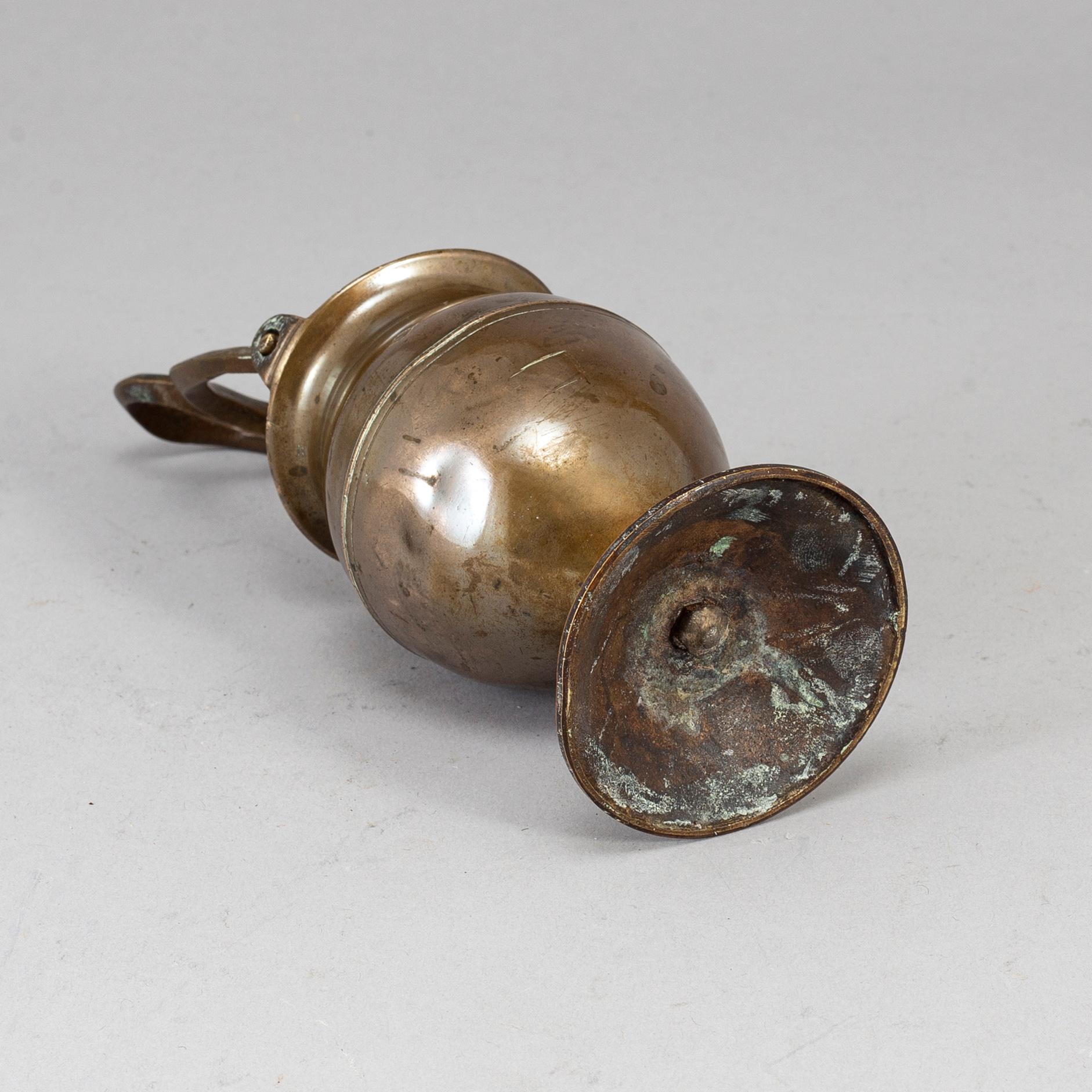 A 17th century bronze Holy Water bowl.