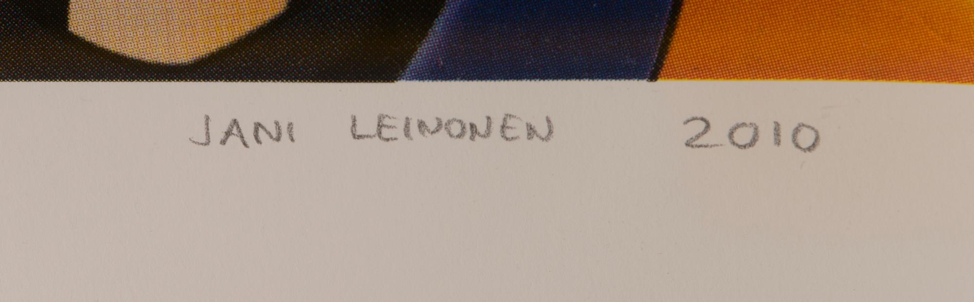 JANI LEINONEN, serigrafi, signerad och daterad 2010, numrerad 1/10.