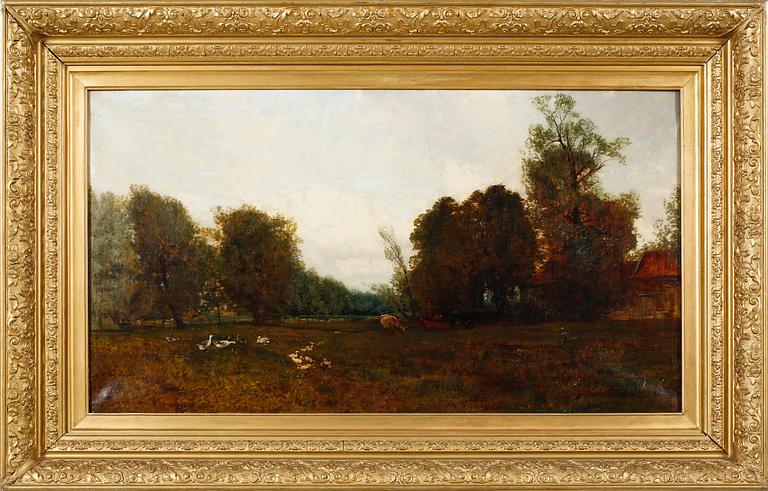 ROBERT NOBLE, a signed oil on canvas, dated -87.