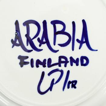 SERVISDELAR, 5 st, porslin, "Valencia", Ulla Procopé, Arabia, Finland, 1900-tal.