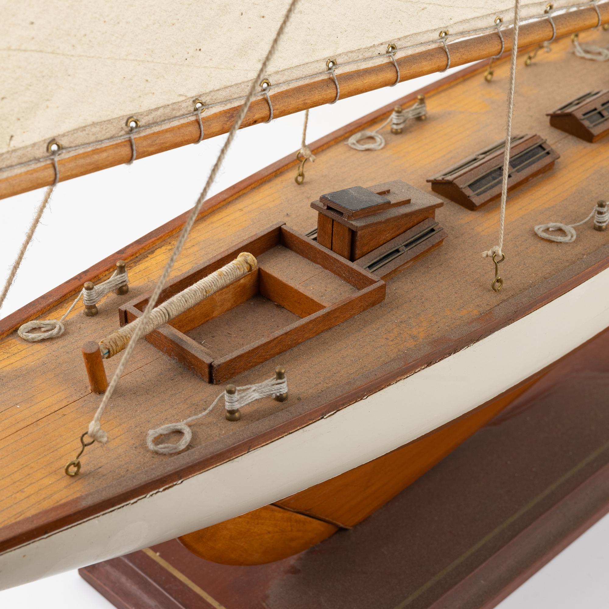 A decorative sailing boat. 20th Century.