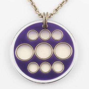 Siv Lagerström, rings 2 pcs and a necklace, acrylic plastic.