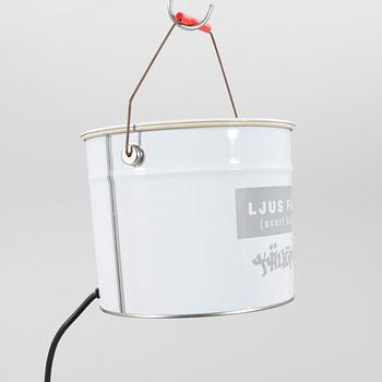 Fredrik Wretman, table lamp "Light color (black cable)", numbered 48/360 Källemo.