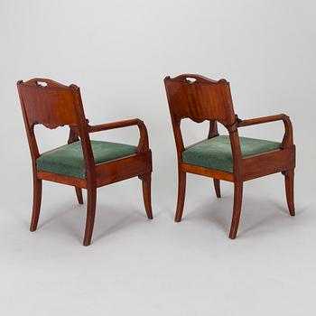 Nojatuolipari, 1800-luvun puoliväli.
