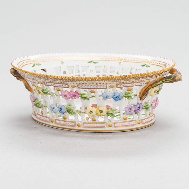 A Danish 1965 porcalain bowl 'Flora Danica' by Royal Copenhagen.
