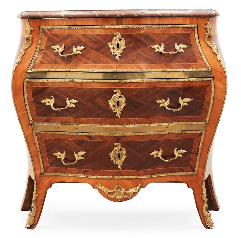 A Swedish Rococo 18th century commode.