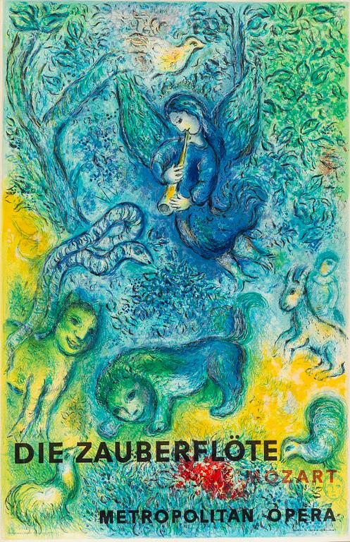 Marc Chagall, after, "Die Zauberflöte".