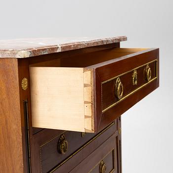 Chest of drawers, Empire style, second half of the 20th century.