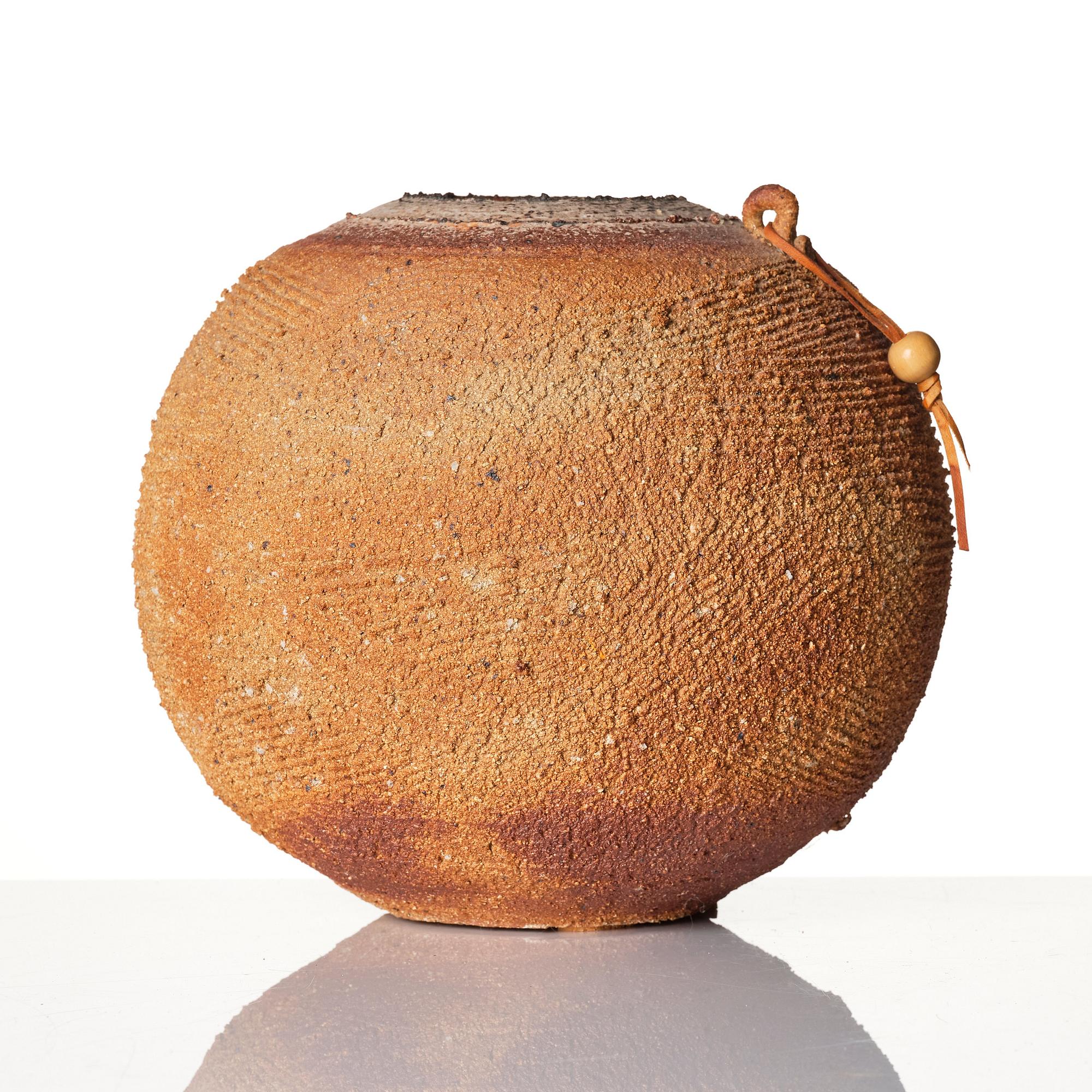 Iskandar Jalil, a stoneware urn, Singapore 1970s-80s.