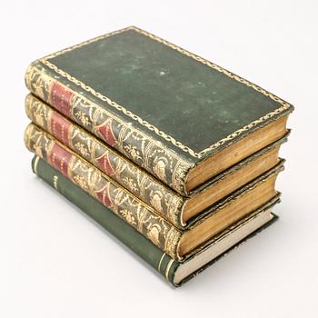 4 volumes of 'Svensk Botanik' ('Swedish Botany') by J. W. Palmstruch, 1803-1805.