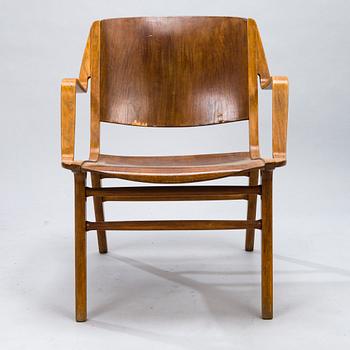 PETER HVIDT & ORLA MØLGAARD NIELSEN, KARMSTOL, "Ax- Chair", Fritz Hansen, Danmark, 1950-/60-tal.