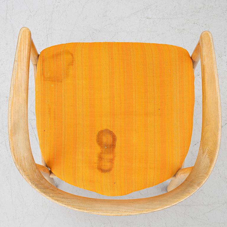 Carl-Axel Acking, Six "Tokyo" chairs, 'Triva series', Nordiska Kompaniet, 1960's.