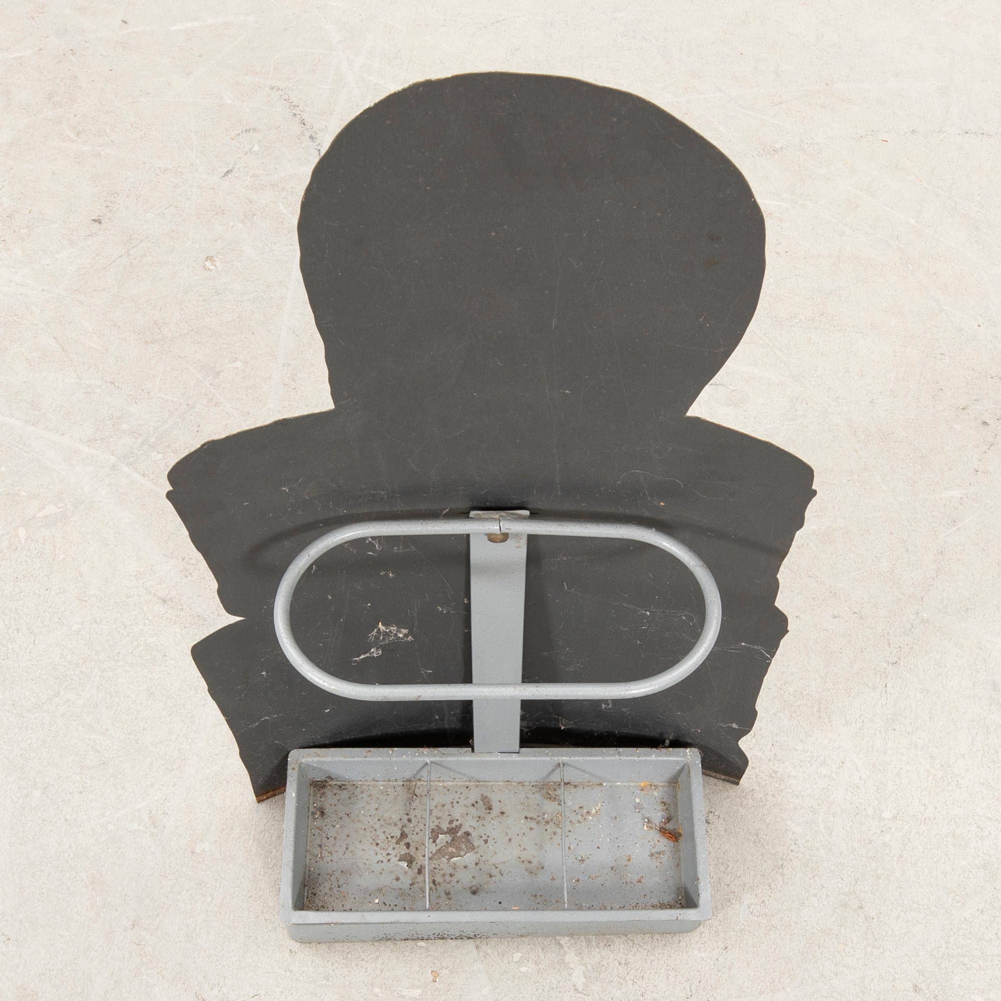 An umbrella stand by Piero Fornasetti, Milano.