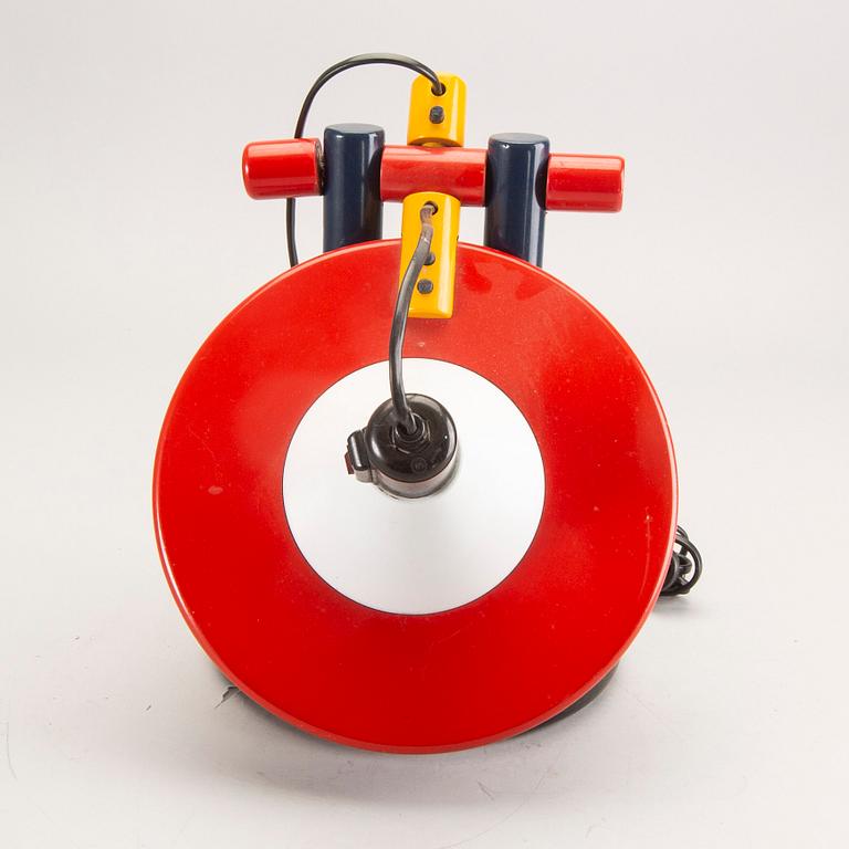 Eduardo Albors Gisbert, a Colorin Clorado wooden table lamp for Lamsar Spain 1980s.