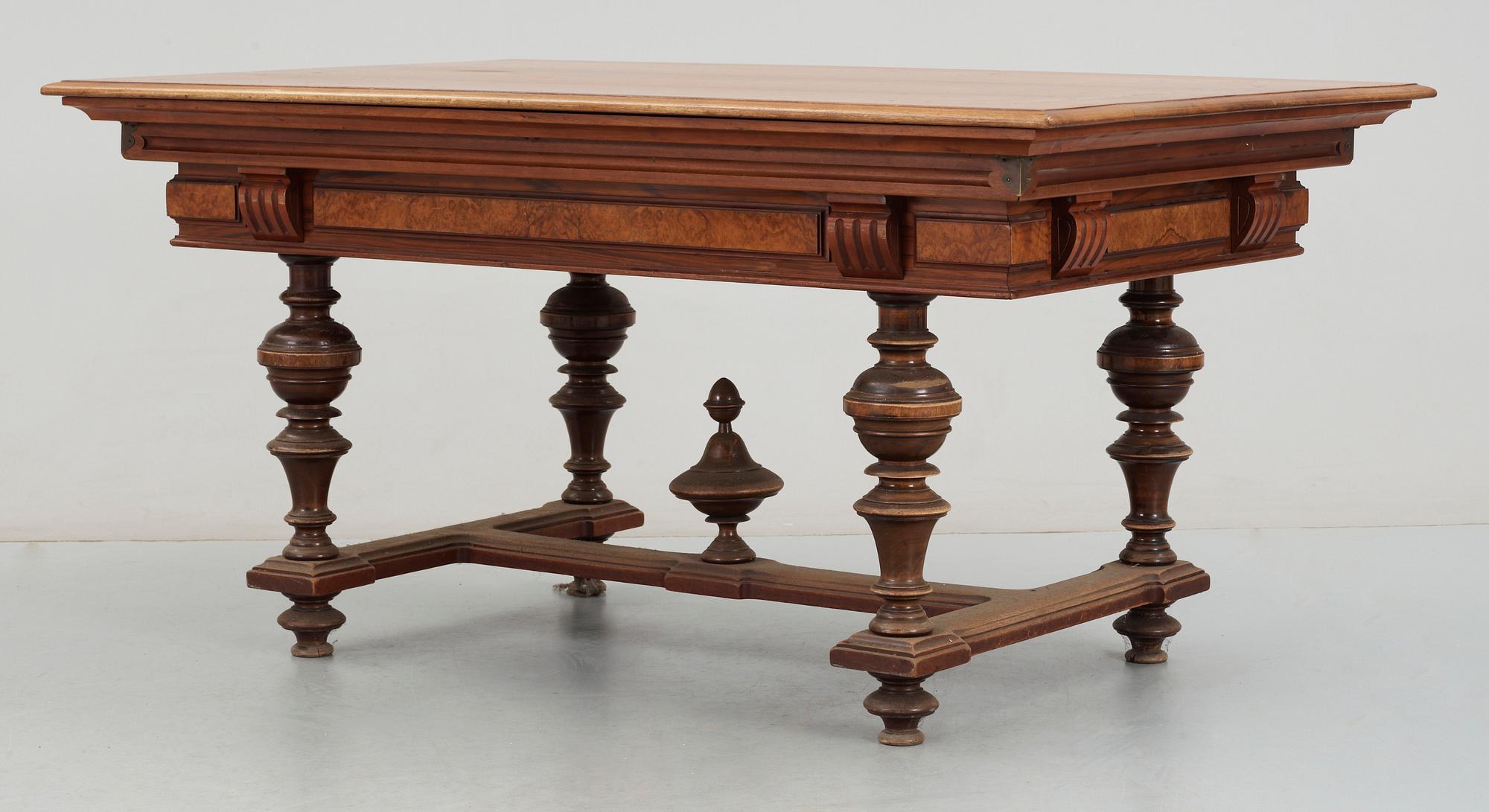 MATSALSBORD / CARAMBOLE BORD, nyrenässans, 1800-talets slut.