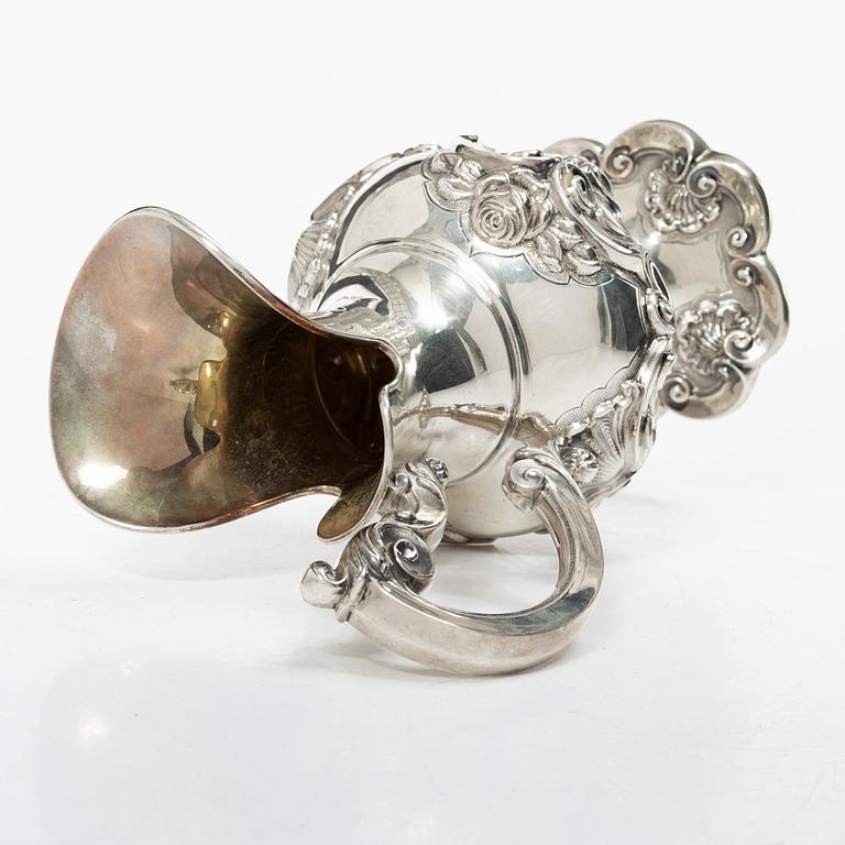 Jug, sterling silver, Rococo style, 20th century.
