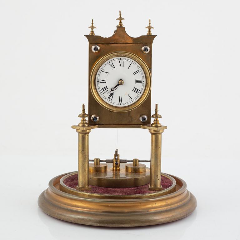 A mantel clock, circa 1900.