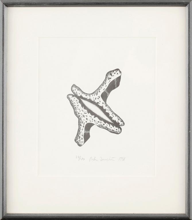 PETER ZENNSTRÖM, litografi, signerad, numrerad 27/180 samt daterad 1998.