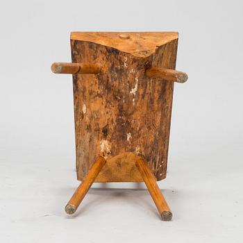 A wooden chair from Lapland, Finland, mid-20th century.