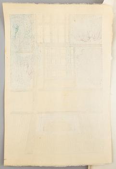 Shiro Kasamatsu, "Interior scene".