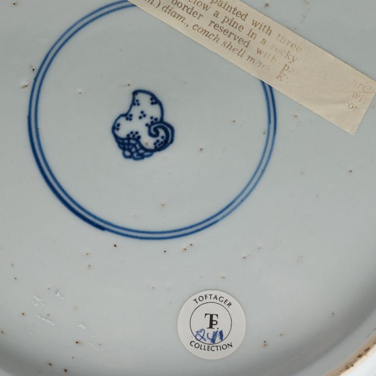 FAT, kompaniporslin. Qingdynastin, Qianlong (1736-95).