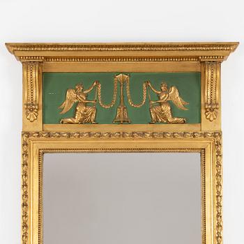 A Swedish Empire mirror attributed to J. Frisk (mirror manufacturer in Stockholm 1805-24).