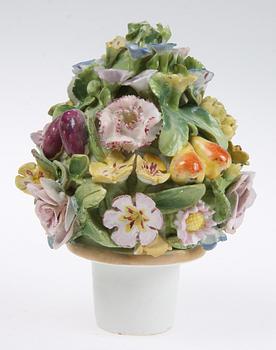 LOCKURNA, porslin, Meissen, 1900-talets början.
