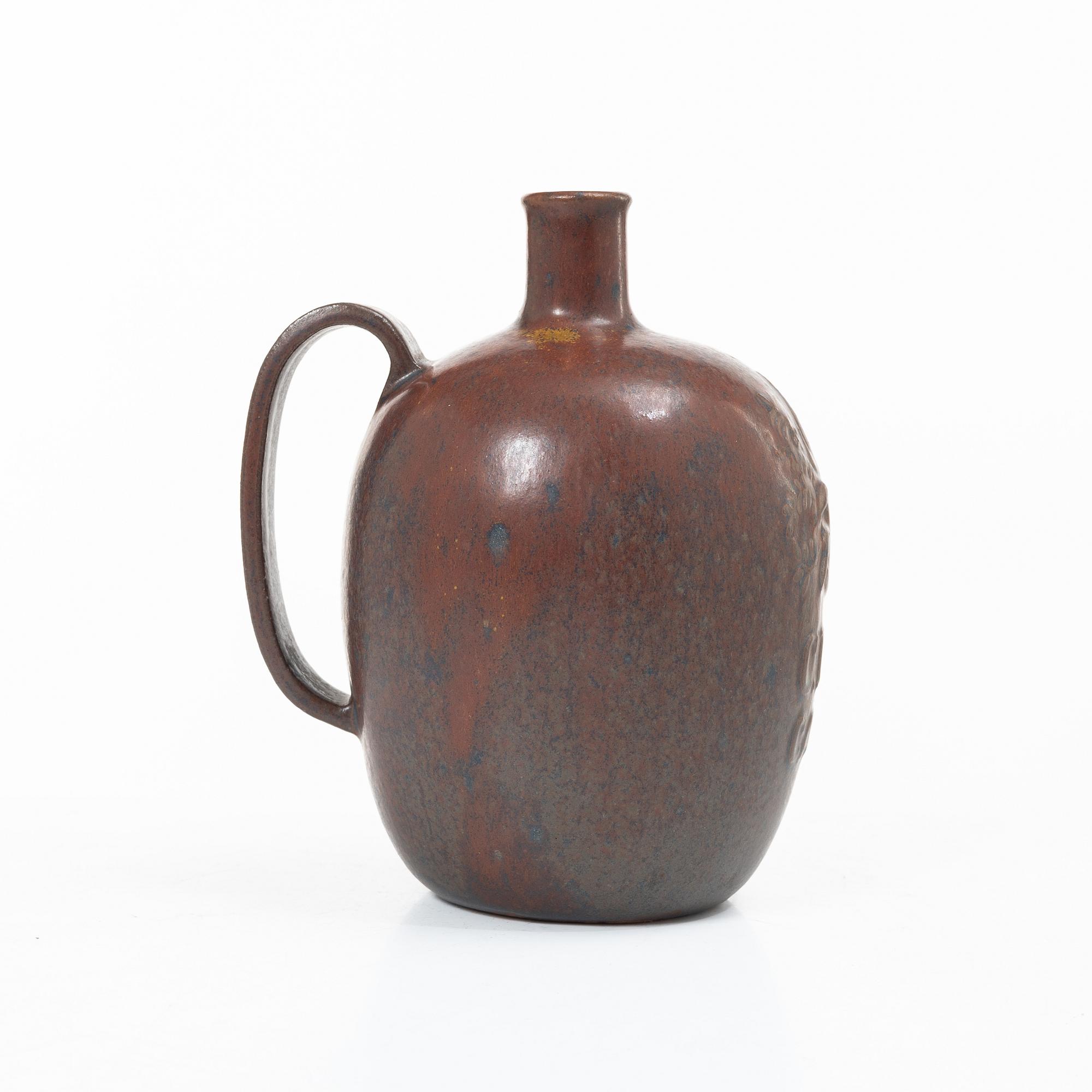 Arne Bang, Likörflaska, stengods, Danmark 1930-40-tal.