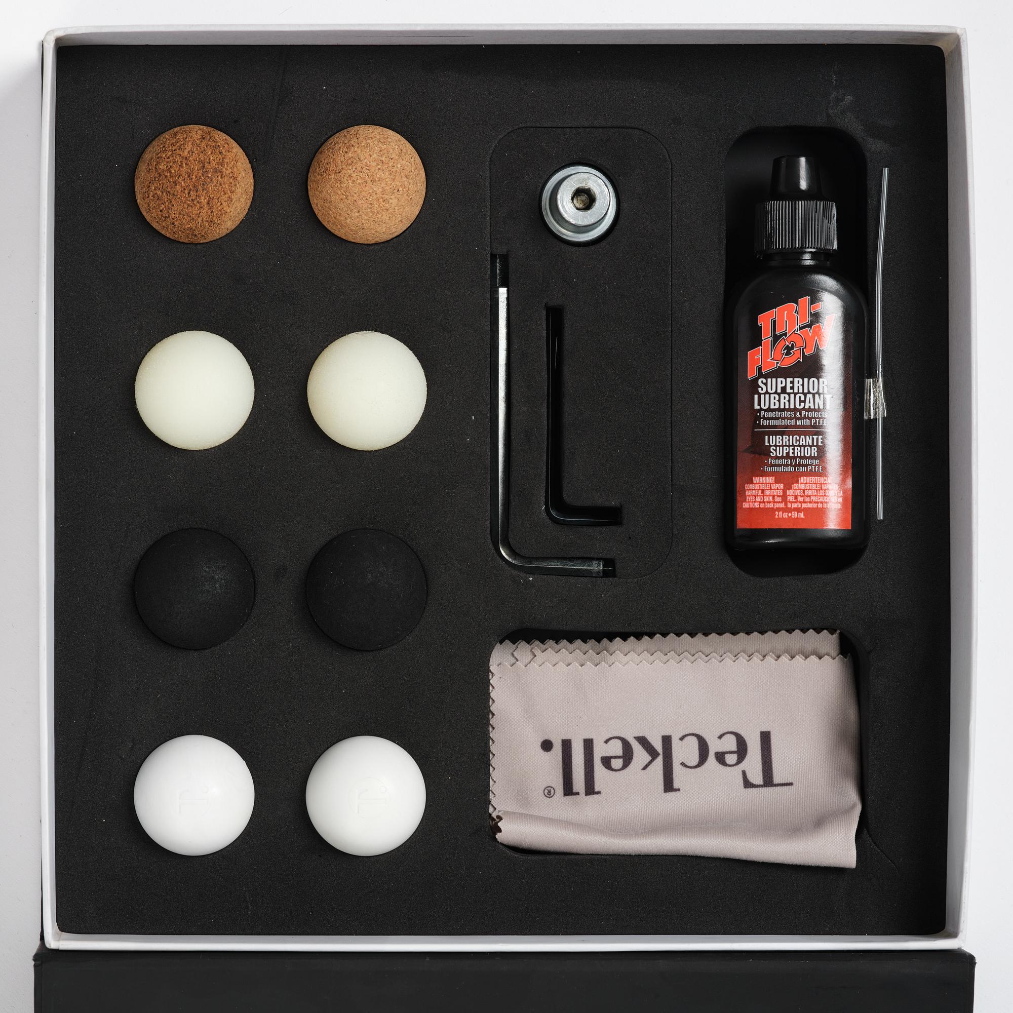 Adriano Design, foosball table, "Cristallino Classic", Teckell, Italy.